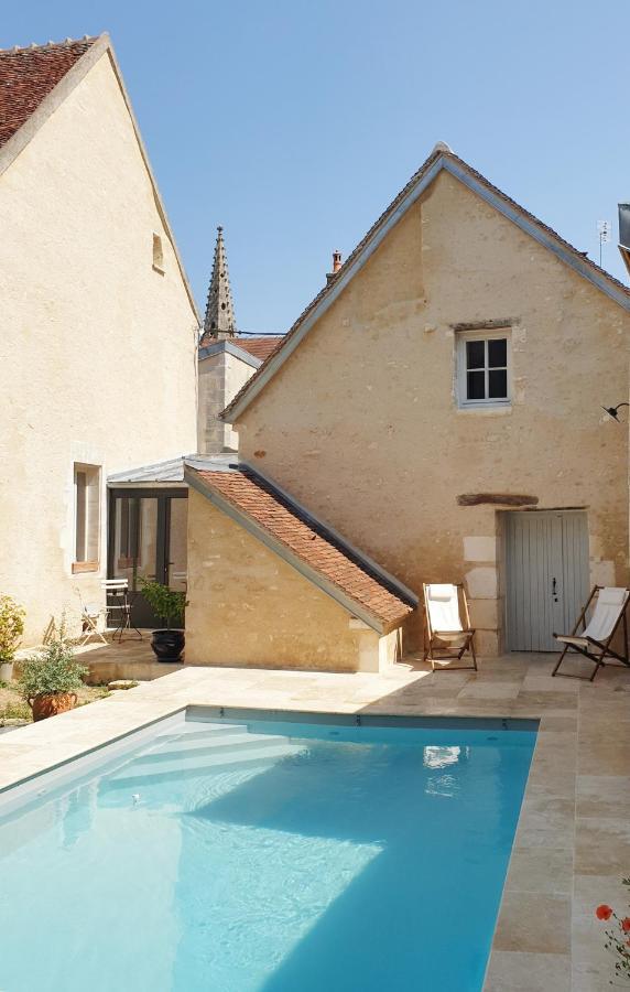 La Croix Au Maitre Hotel Coulanges-la-Vineuse Bagian luar foto