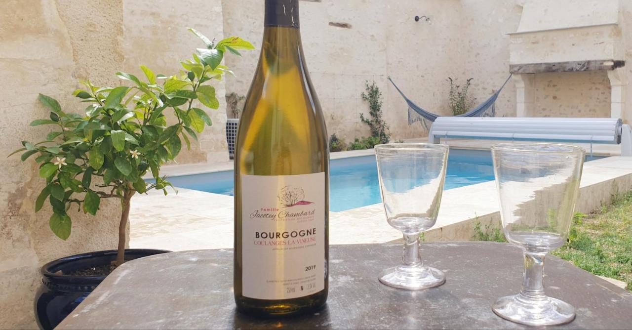 La Croix Au Maitre Hotel Coulanges-la-Vineuse Bagian luar foto