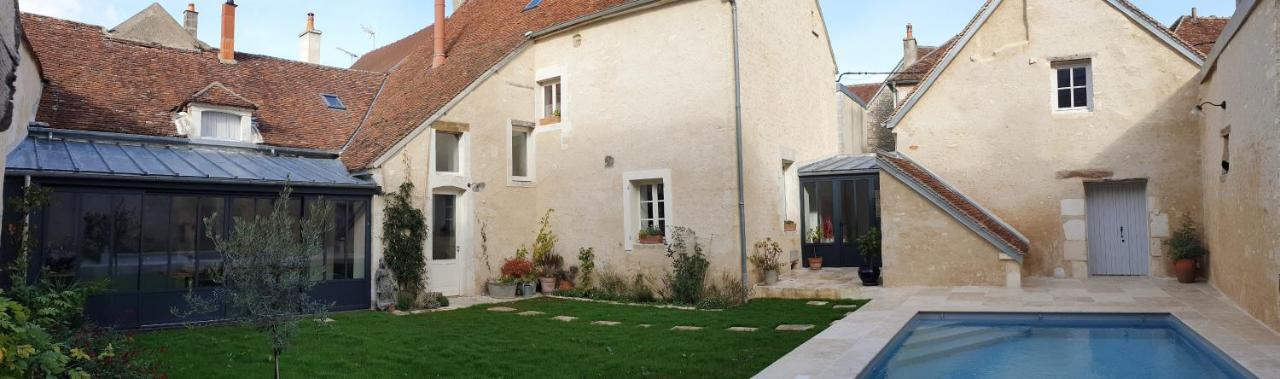 La Croix Au Maitre Hotel Coulanges-la-Vineuse Bagian luar foto